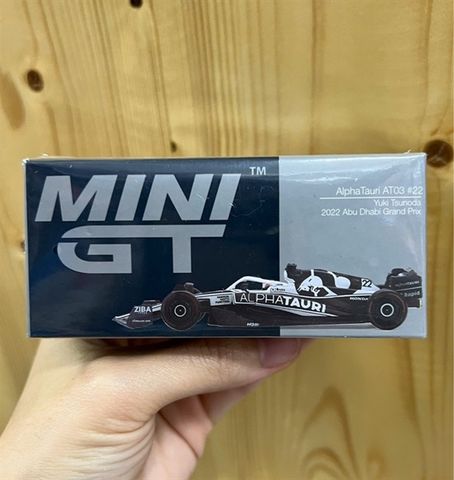  MINI GT 1/64 AlphaTauri F1 AT03 2022#22 Abu Dhabi GP 