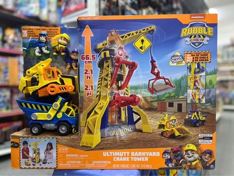  PAW Patrol Rubble & Crew Barkyard Crane Tower Playset 1785071 
