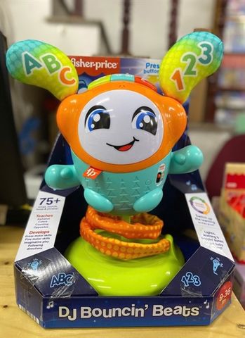  HFT76 Fisher-Price DJ Bouncin' Beats Interactive Musical Learning Toy 