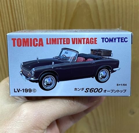  Mô hình xe Tomytec LV-199c Honda S600 Open Top Black 