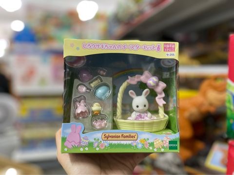  SE-205 White Rabbit Baby Easter Eggs Set Calico Critters Sylvanian Families 