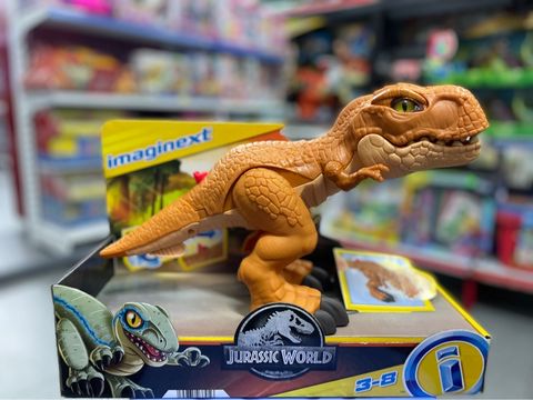  Imaginext Jurassic World Thrashin’ Action T. rex Dinosaur Toy 