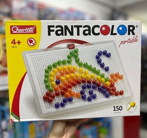  Đồ chơi xếp nút nhựa 150 hạt QUERCETTI 0953 