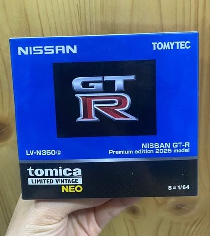  Tomytec LV-350b NISSAN GT-R Premium edition 2025 model- Blue 