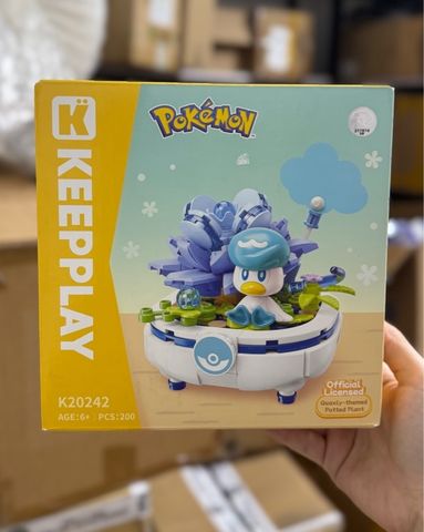  Đồ Chơi Lắp Ráp KEEPPLAY Pokémon Bonsai series Quaxly K20242 