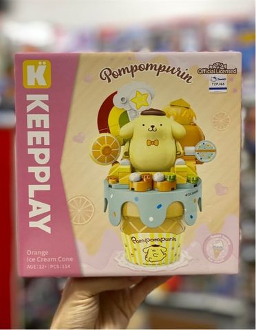  Đồ Chơi Lắp Ráp KEEPPLAY Sanrio cone - POMPOMPURIN K20844 