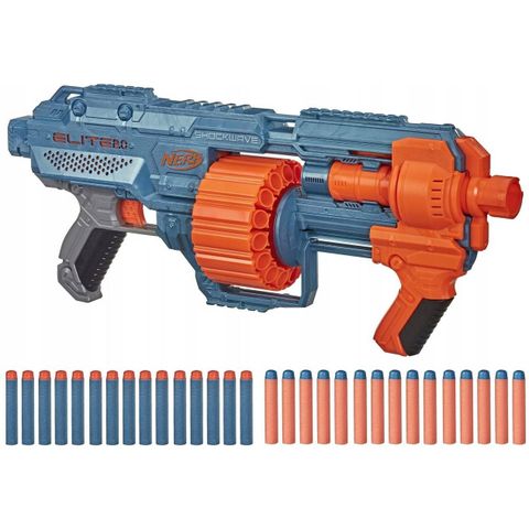  Súng đồ chơi Nerf Elite 2.0 Shockwave RD-15 Blaster - Blue (E9527) 