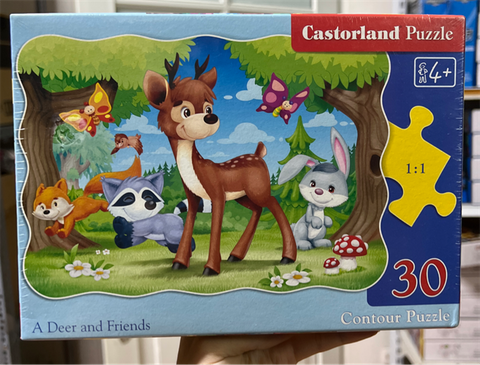  Xếp hình puzzle Nai con bé nhỏ và những người bạn 30 mảnh CASTORLAND B-03570 