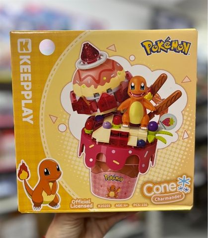  Đồ Chơi Lắp Ráp KEEPPLAY Pokemon Cone - Charmander K20255 
