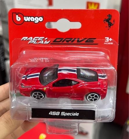  Mô hình xe Bburago 1:64 458 Speciale Red 