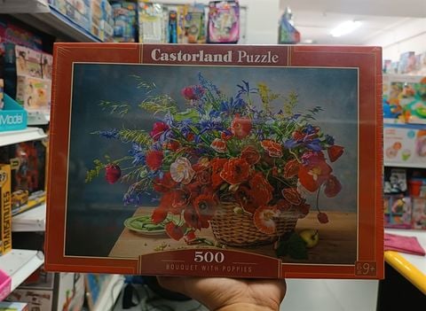  Xếp hình puzzle tranh tĩnh vật hoa anh túc 500 mảnh CASTORLAND B-53506 