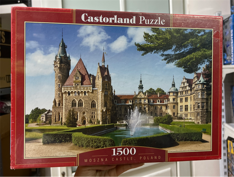  Xếp hình puzzle Moszna Castle, Poland 1500 mảnh CASTORLAND C-150670 