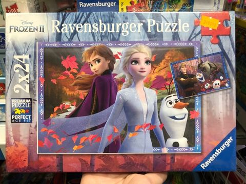  RV050109 Xếp hình Frozen 2: Frosty Adventure 2x24 mảnh RAVENSBURGER 