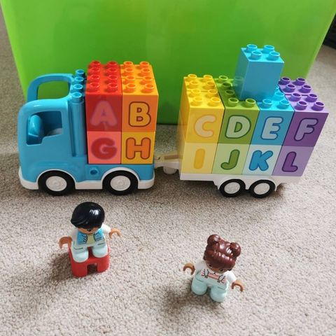  LEGO Duplo Đồ chơi lắp ráp Đoàn tàu học chữ 14021 