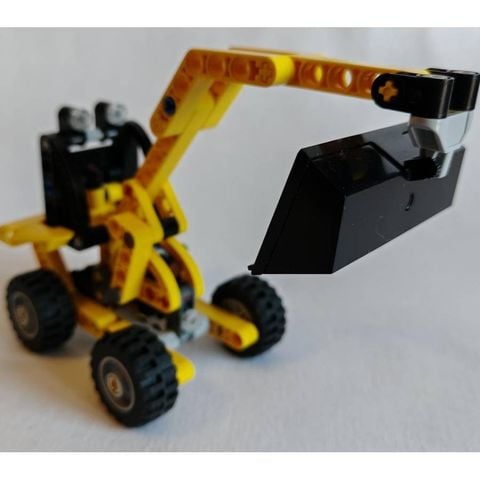  Lắp ghép LEGO Technic 42197 Đồ chơi xe máy đào và máy xúc kết hợp 