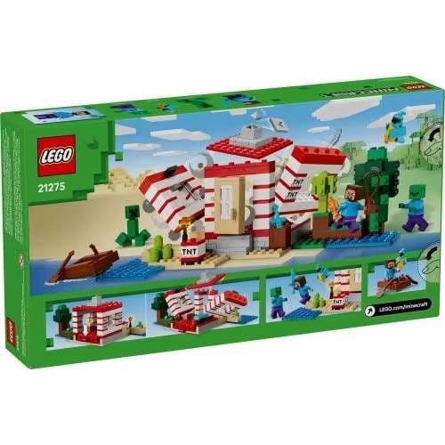  LEGO MINECRAFT 21275 Lắp ráp Pháo Đài TNT Trong Rừng 