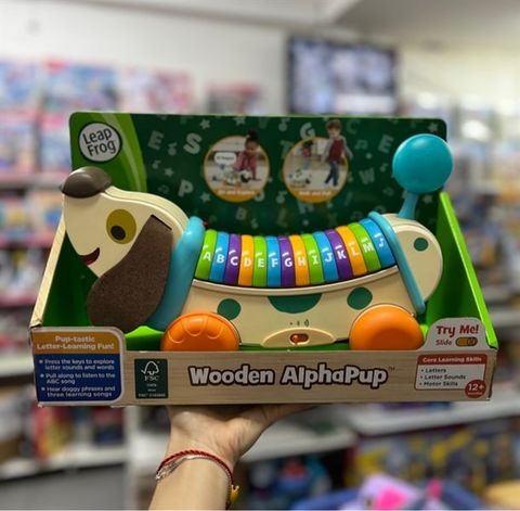  Đồ chơi học chữ 80-615200 LeapFrog Wooden AlphaPup 
