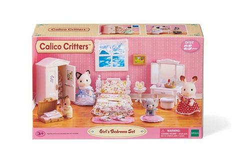  Nội Thất Phòng Ngủ Bé Gái Calico Critters 2271 Girl's Bedroom Set 