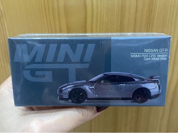  Mini GT Box Version MGT01089 NISSAN GT-R 2013 Dark Metal Gray (NISMO R35 CRS Version) 