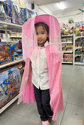  Bộ áo choàng kèm mũ đội cho bé gái 