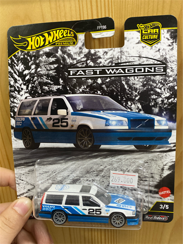  Xe mô hình JBK68 Hot Wheels Car Culture Fast Wagon Volvo 850 Estate 