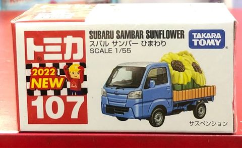  TOMICA 107 SUBARU SAMBAR SUNFLOWER 