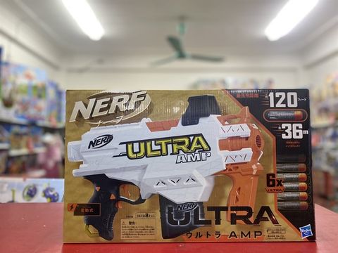  Nerf Ultra AMP F0954 Electric Blaster with 6 Official Ultra Darts + Dart Clip -‎B08VKD8X2W 