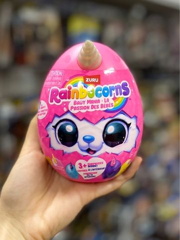 92111 Đồ Chơi Trứng Bất Ngờ ZURU TOYS Rainbocorns Eggzania Baby Mania 