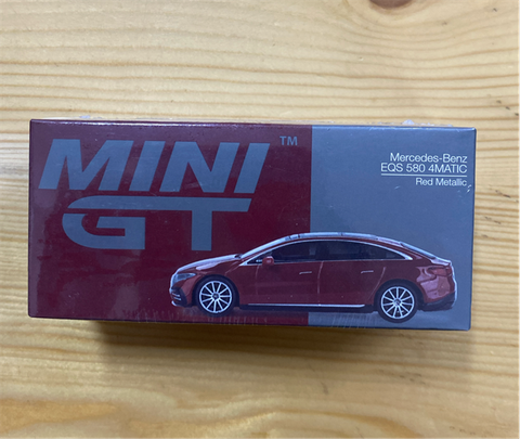  Mô hình xe Mini GT MGT00970 Mercedes-Benz EQS 580 4MATIC Red Metallic 