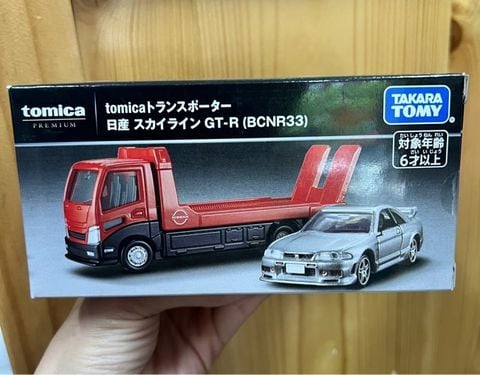  Xe cứu hộ Tomica Transporter Nissan Skyline GTR BCNR33 