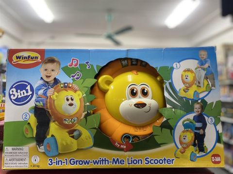  XE TẬP ĐI SƯ TỬ KẾT HỢP XE CHÒI CHÂN SCOOTER WINFUN 