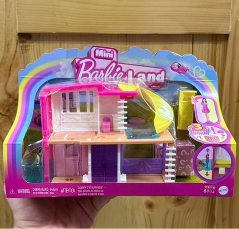  Nhà búp bê mini HYF47 Mini BarbieLand Mini Dreamhouse 1.5-Inch Playset 