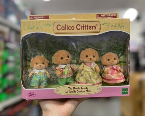  Gia đình nhà cún Sylvanian Family Calico Critters Toy Poodle Family 