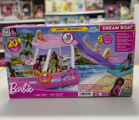  Barbie Pink Dream Boat Playset HJV37 