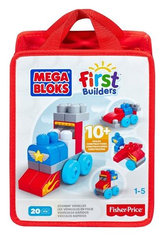  Xếp khối phương tiện giao thông Mega Bloks CNH09 