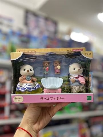  FS-54 Sylvanian Families Cove Sea Otter Family 