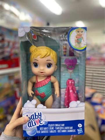  Baby Alive Splash N Snuggle Blonde Doll E8721 
