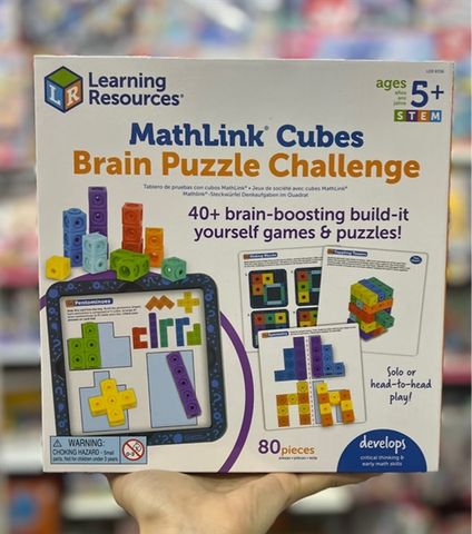  Bộ học toán LER9336 MathLink Cubes Brain Puzzle Challenge 