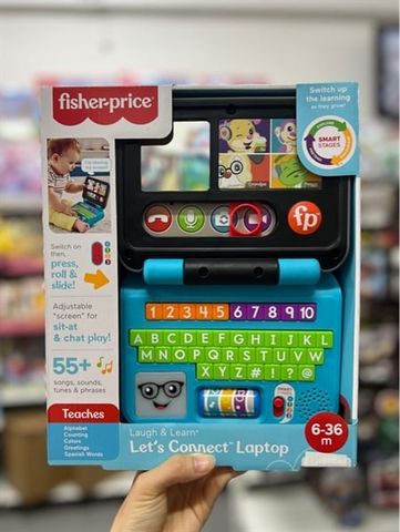  HCF33 Đồ chơi vui học máy tính xách tay có đèn và nhạc 