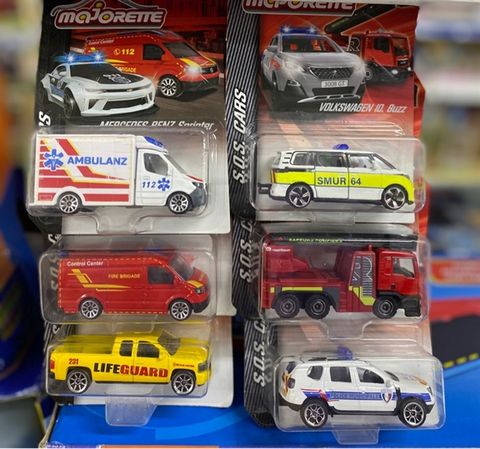  212057181002 Xe Mô Hình MAJORETTE Premium S.O.S. Cars 