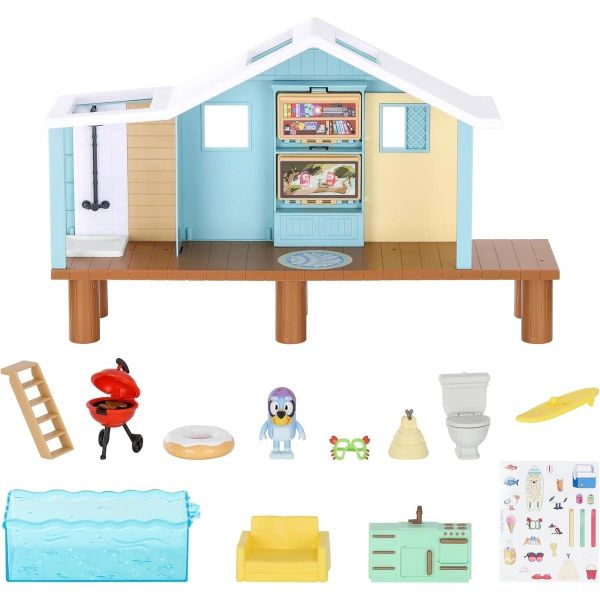  Nhà cabin Bluey Season 9 Bluey's Beach Cabin Playset 