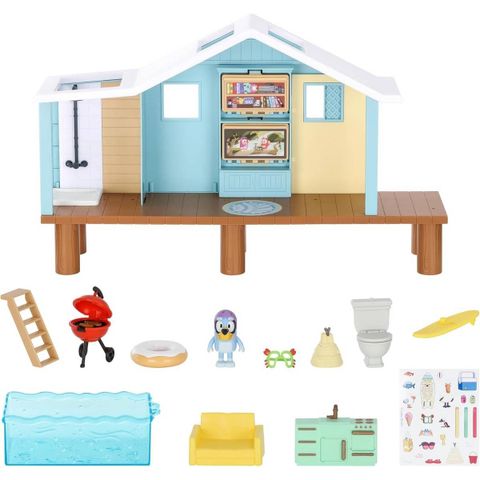  Nhà cabin Bluey Season 9 Bluey's Beach Cabin Playset 