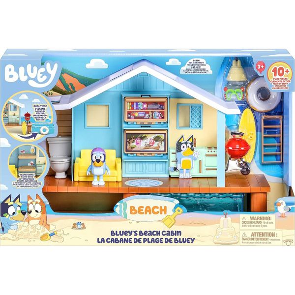  Nhà cabin Bluey Season 9 Bluey's Beach Cabin Playset 