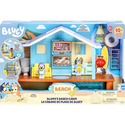  Nhà cabin Bluey Season 9 Bluey's Beach Cabin Playset 