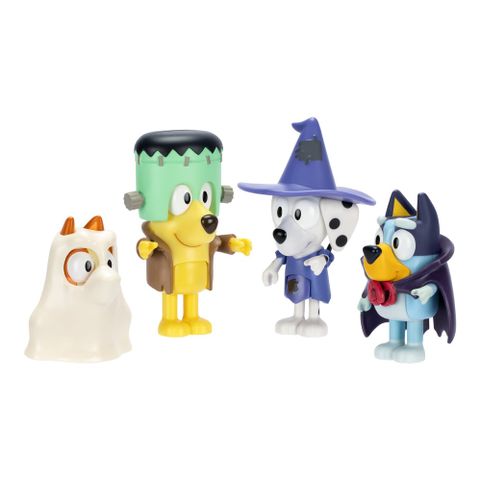  Bộ 4 nhân vật 17655 Bluey Halloween Figure Set 