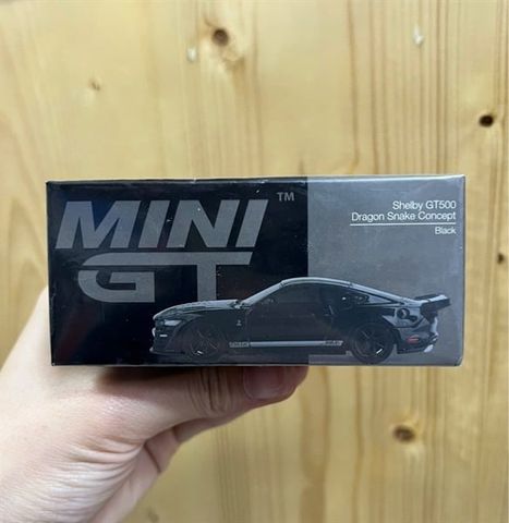  MINI GT 1/64 Shelby GT500 Dragon Snake Concept Black Left Handle 