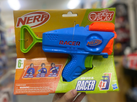  NERF Elite Junior Racer Easy Play Dart Blaster 
