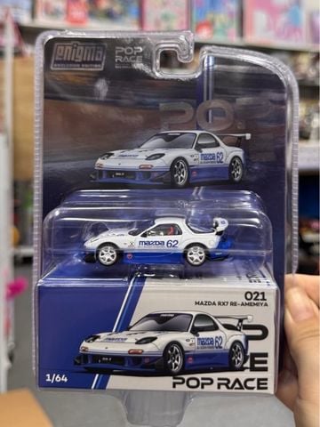  POP RACE PRE021 MAZDA RX7 (FD3S) BLUE / WHITE 
