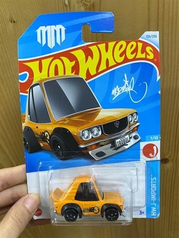  Xe mô hình HXR07 Hot Wheels Mazda RX-3 Orange 