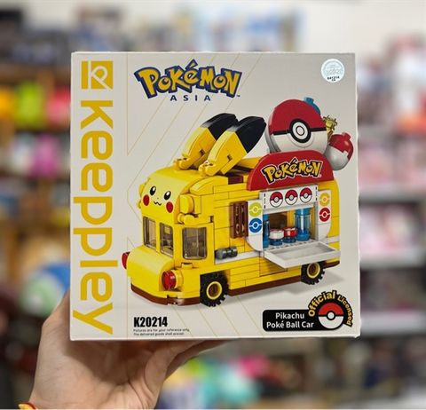  Đồ Chơi Lắp Ráp KEEPPLEY Pokémon - xe Pokeball K20214 